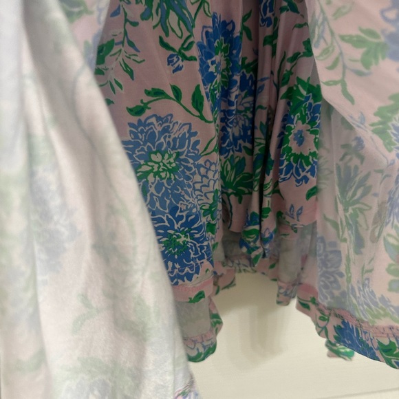 Lilly Pulitzer Sailynn short sleeve wrap romper size Large - Picture 4 of 5